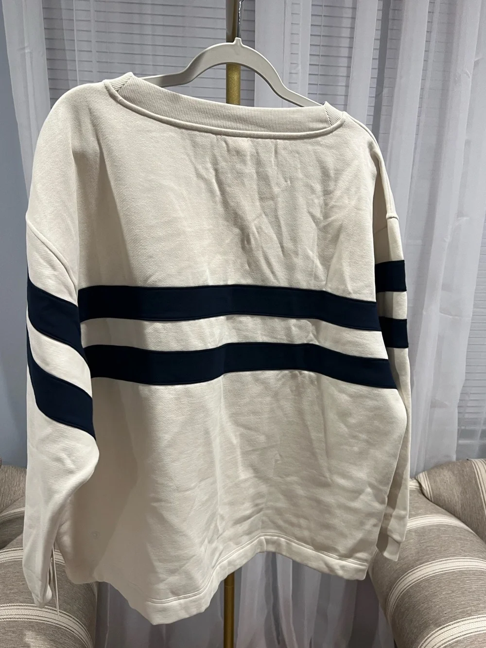NWT Lululemon W Steady State OS Pullover Stripe